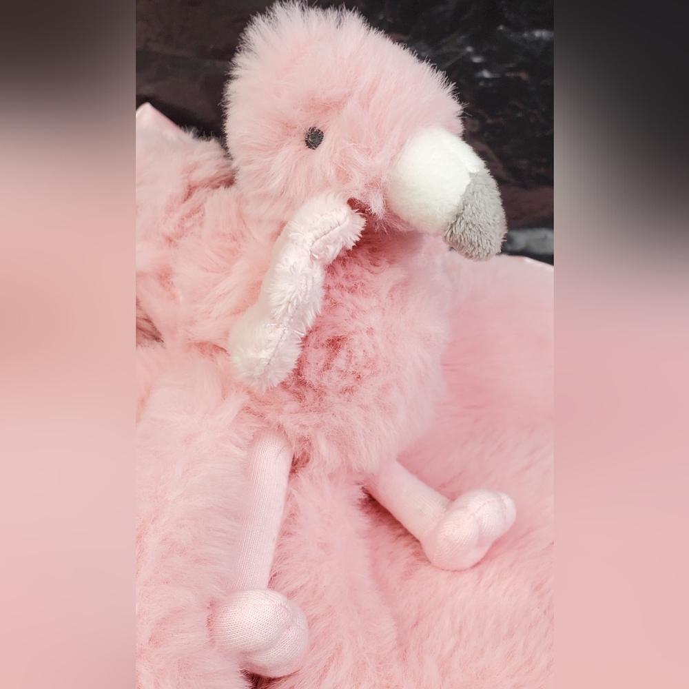 Cloud Island Pink Flamingo Lovey Security Blanket Plush Target Exclusive - EUC